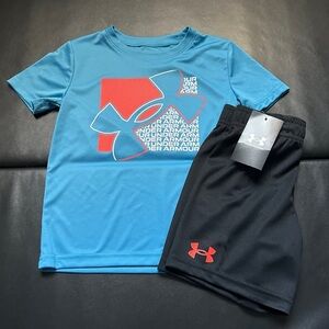 NWT Under Armour Athletic Set Boys Size 4
